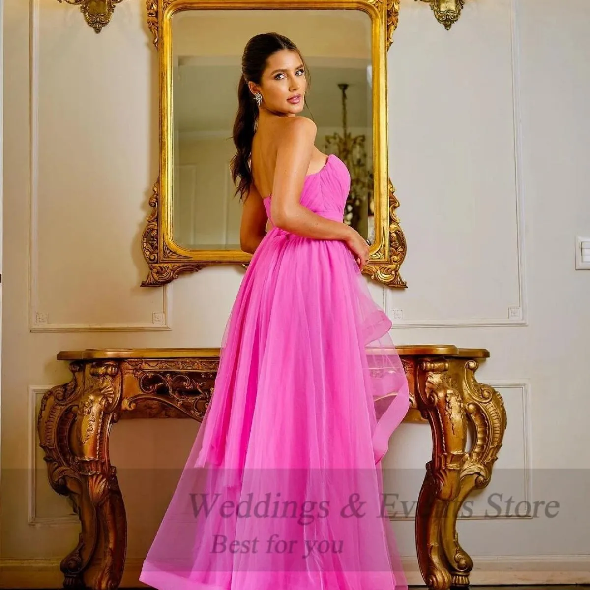Abiti eleganti per le donne Abito da sera 2023 Abito da ballo di lusso Prom Formale Lungo Cocktail Occasione Adatto Richiesta Fe