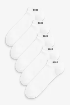 BOSS - Blend 5 Confezione alla Calzini caviglia in cotone con logo