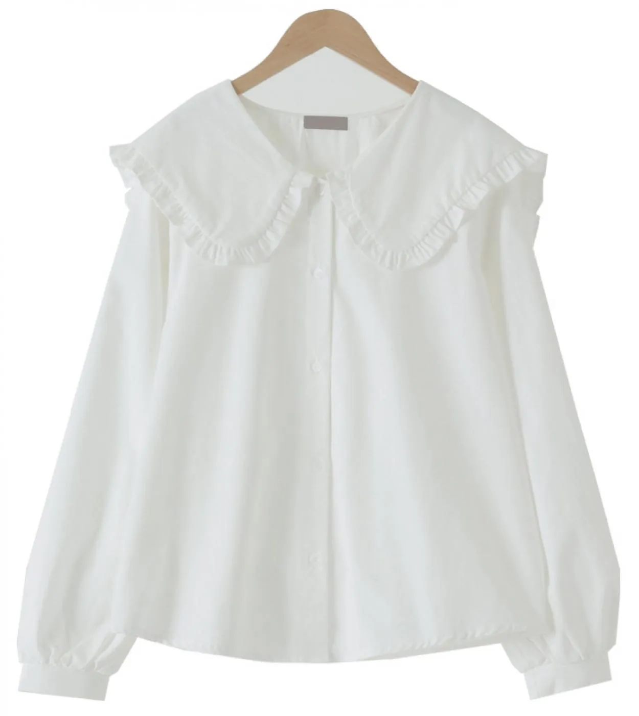 Camicette da donna eleganti Top Camicetta bianca a maniche lunghe Camicetta da donna chic con colletto alla rovescia Camicia di