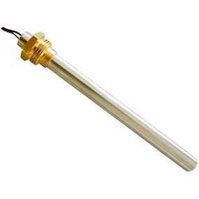 Easyricambi - Candeletta Accensione Stufa Pellet 280W, Diametro 9,9mm e Lunghezza 140mm (150mm Totali) Filettatura 3/8 Gas, Resi