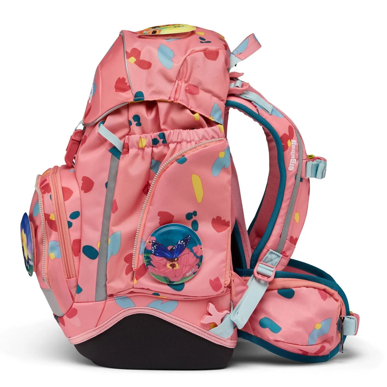 Ergobag Set di zaini per la scuola 6 pezzi, compreso il set di klettie
