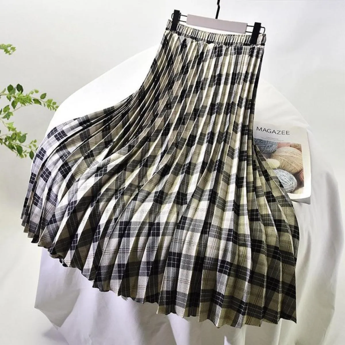 Gonne Donna Vintage Plaid Vintage Gonne Invernali Donna Donna Elegante