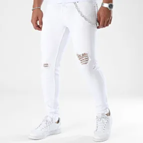 Jeans skinny bianchi