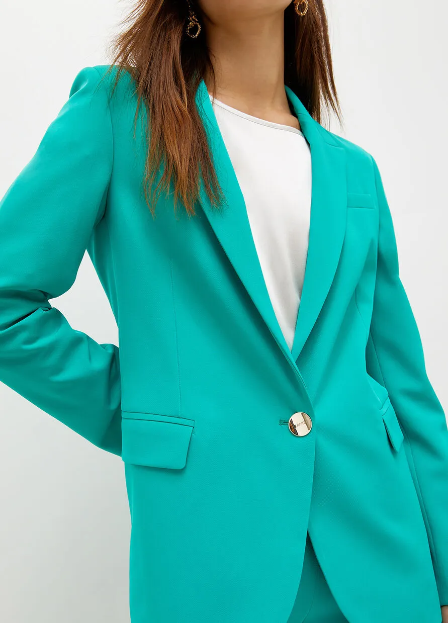Liu Jo Stretch Technical Fabric Jacket / Green