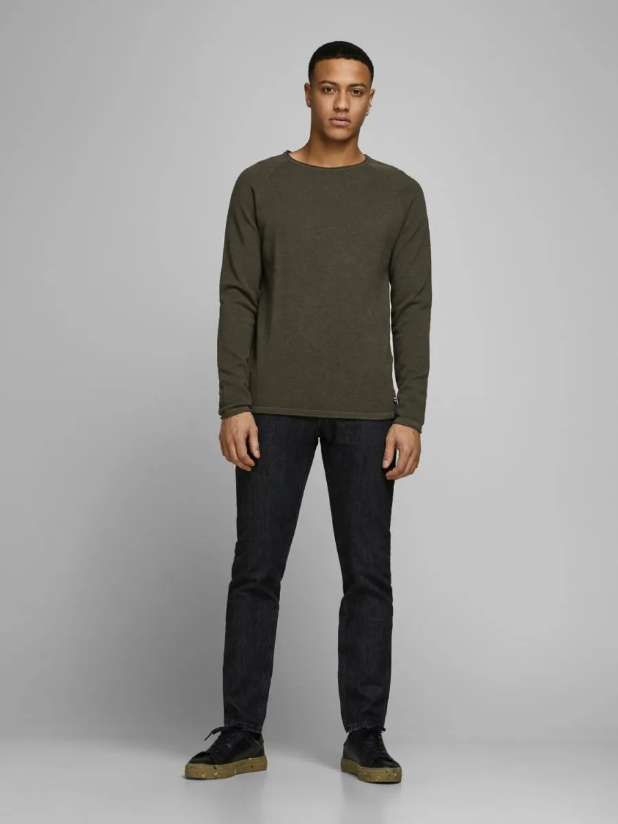 MAGLIE Uomo JACK&JONES 12157321 HILL OLIVE NIGHT MELANGE
