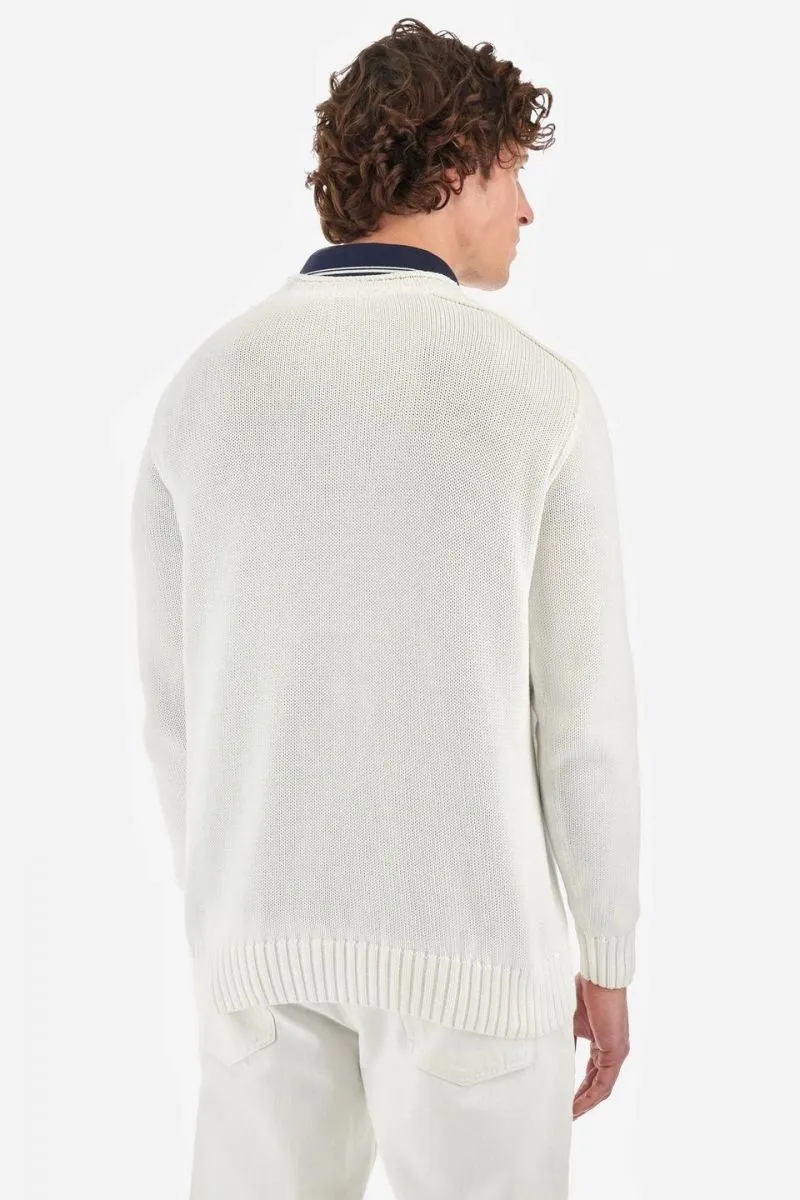 MAGLIE Uomo LA MARTINA YMS018-YC031 TRICOT SWTR 00002 OFF WHITE