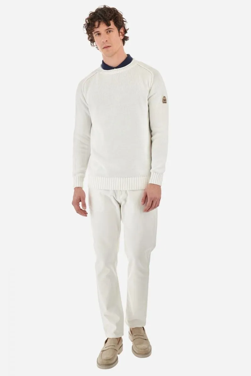 MAGLIE Uomo LA MARTINA YMS018-YC031 TRICOT SWTR 00002 OFF WHITE