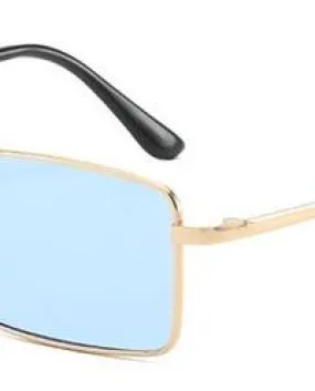 Occhiali da sole retrò Rettangolo 2022 Occhiali da sole metallici Punk Steam Luxury per occhiali Oculos De Sol Feminino Vintage