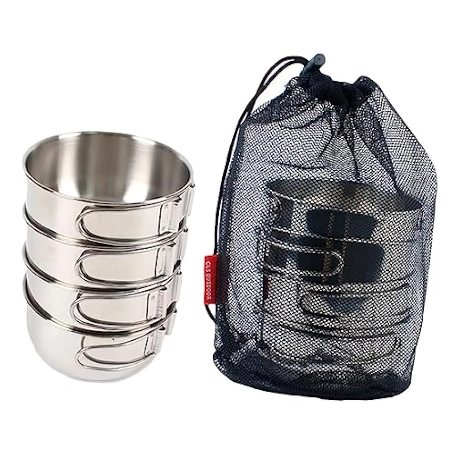 Parliky 1 Set Stoviglie Combinate Picnic Ciotole Pieghevoli Mini Stoviglie Posate Pieghevoli Stoviglie Da Campeggio Catino Piegh