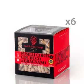 Pastificio dei Campi 6 confezioni - Fusilli Corti col Buco di Gragnano IGP 500 gr.