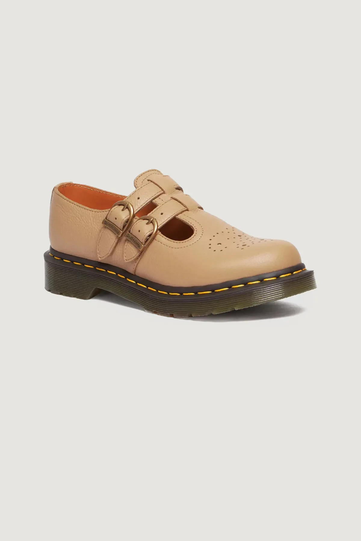 Scarpe basse Dr. Martens 8065 Mary Jane Virginia Beige