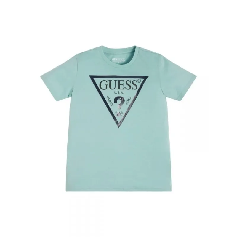 T-SHIRT LOGO TRIANGOLO PER BAMBINI GUESS