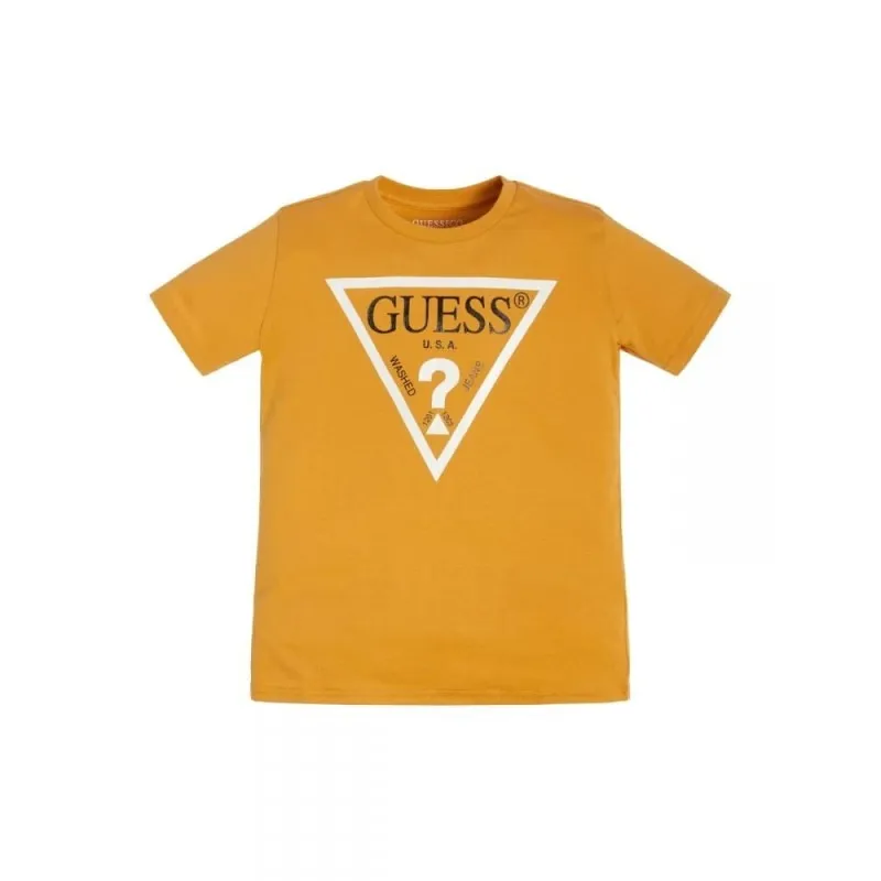 T-SHIRT LOGO TRIANGOLO PER BAMBINI GUESS