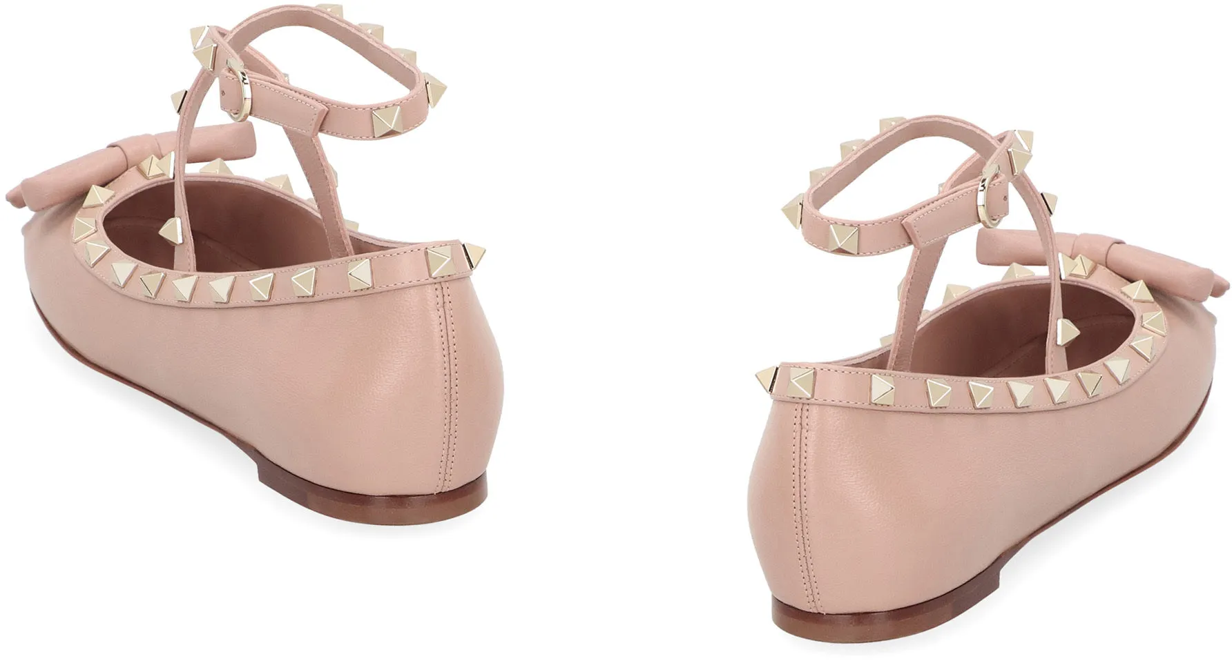 Valentino Valentino Garavani - Ballerine Rockstud in pelle